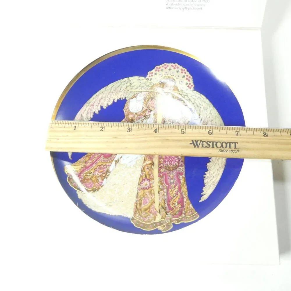 Das Engelskonzert Angel With Flute Plate - Hutschenreuther Germany Hallett